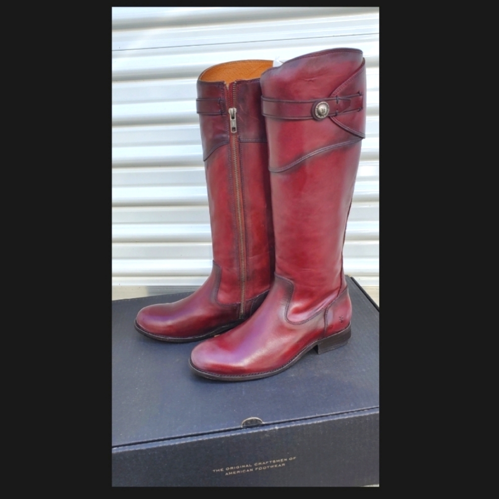 FRYE Molly Button Tall Boots